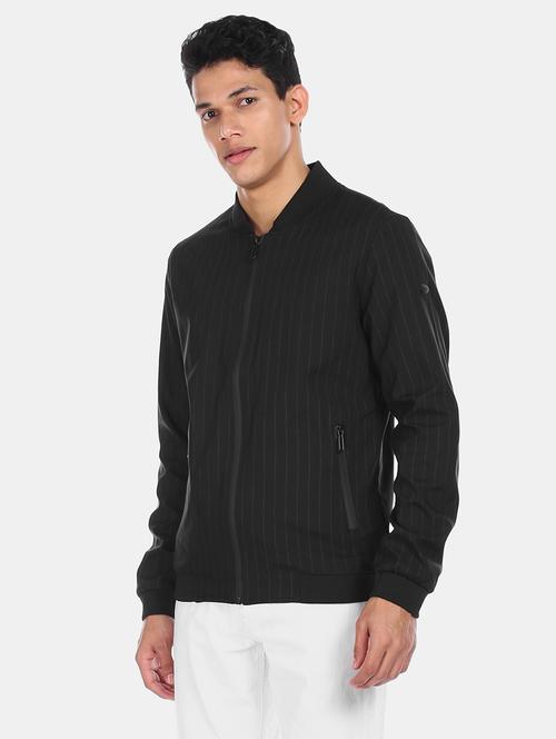 black striped bomber jacket - 18008938 - Very Small Image - 1