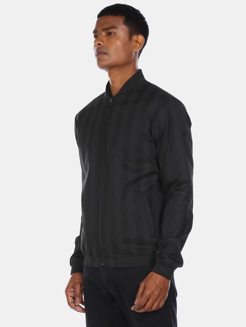 black striped  bomber jacket - 18008941 - Very Small Image - 1