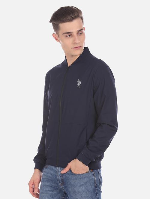 blue printed  bomber jacket - 18008968 - Very Small Image - 1