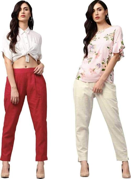 women plus size mid rise trouser  - 18009220 - Very Small Image - 1