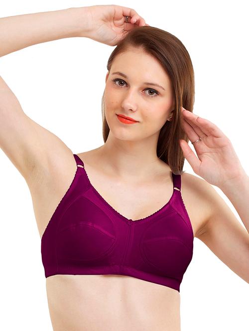 purple non padded minimizer bra - 18009714 - Very Small Image - 1