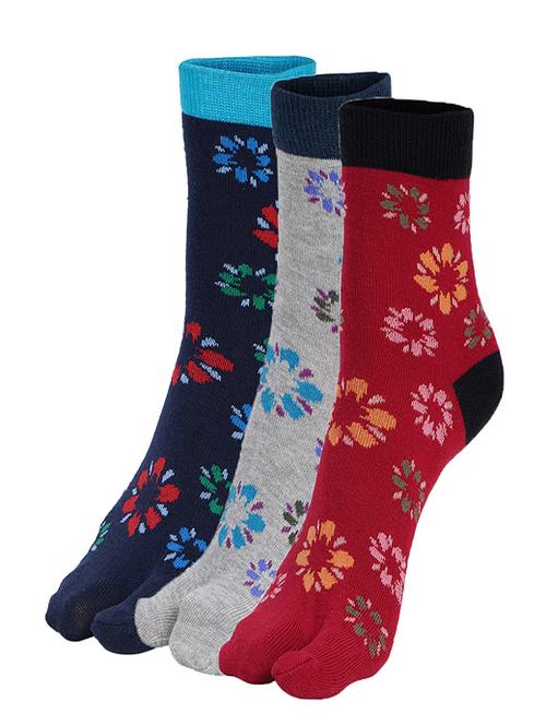 ankii cotton self design women premium ankle socks, pack of 3 - 18010266 - Very Small Image - 1
