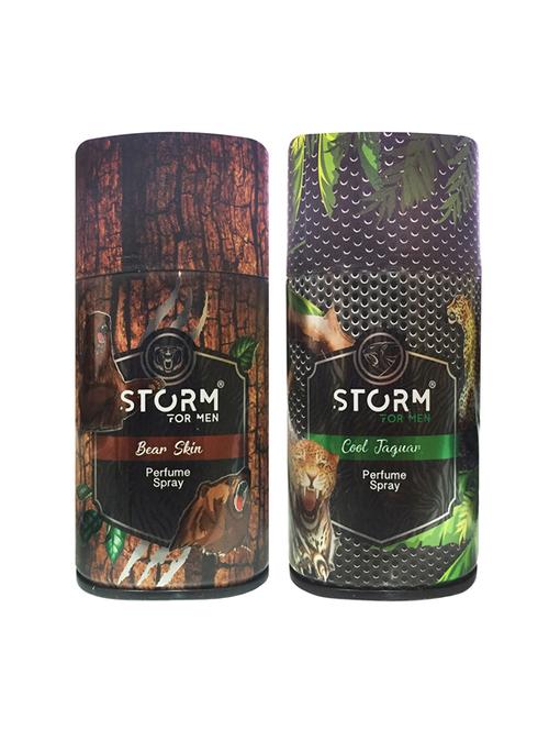 storm bear skin & cool jaguar perfumed body spary, 250ml pack of 2 - 18010520 - Very Small Image - 1