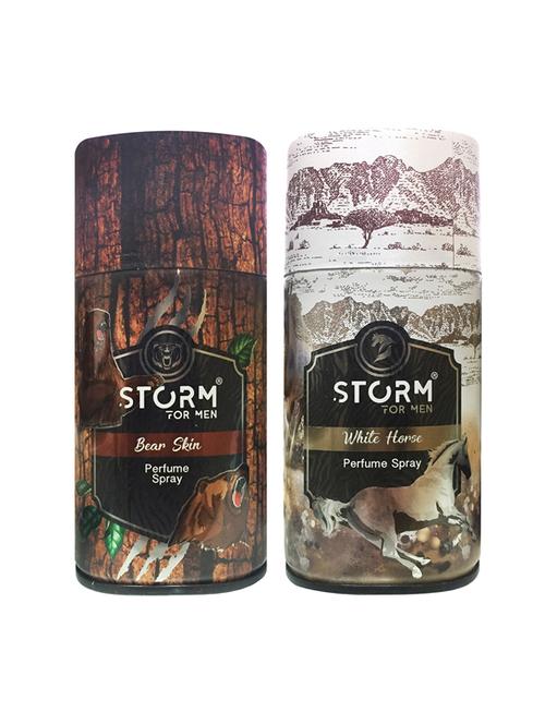 storm bear skin & white horse perfumed body spary, 250ml pack of 2 - 18010526 - Very Small Image - 1