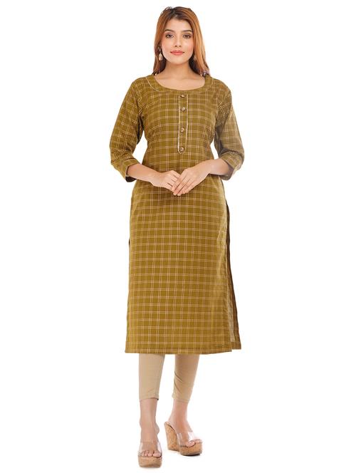 women's straight kurta - 18012405 - Very Small Image - 1