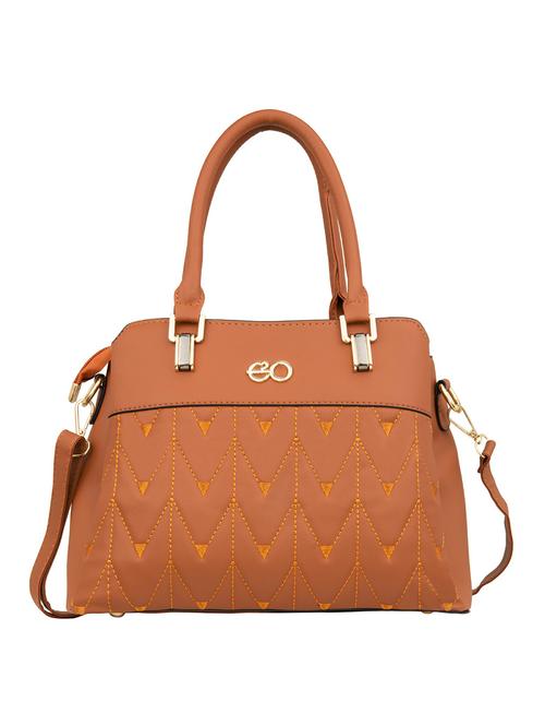 multi colored leatherette (pu) fashion satchel - 18012659 - Very Small Image - 1