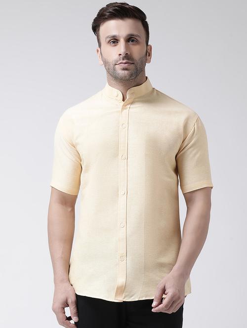 mens solid casual shirt - 18013505 - Very Small Image - 1