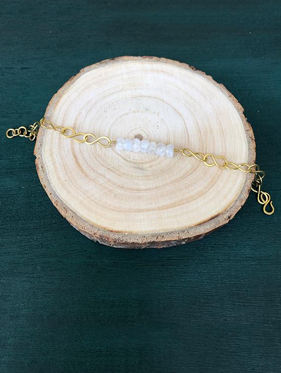 moonstone adjustable bracelet - 18015260 - Zoom Image - 2