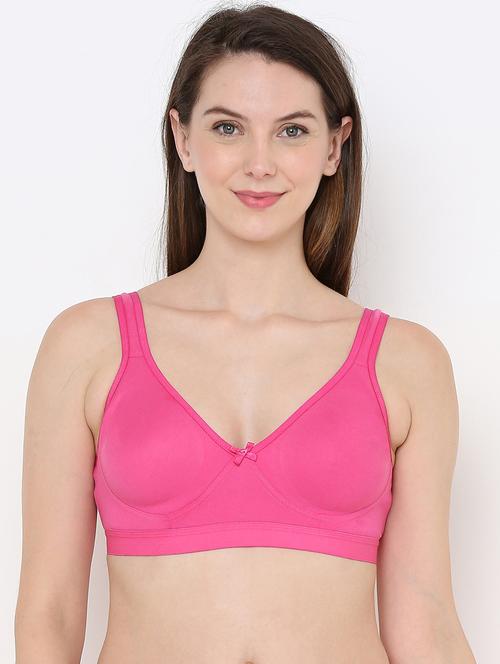 pink solid sports bra - 18017651 - Very Small Image - 1