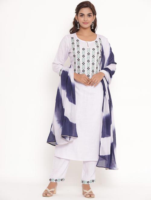 embroidered suit set  - 18017871 - Very Small Image - 1