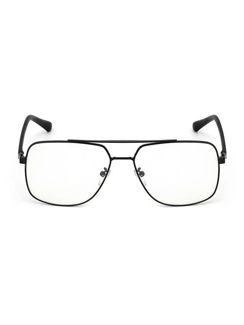 royal son square blue light block lens spectacle frames for men and women  - 18019312 - Very Small Image - 1