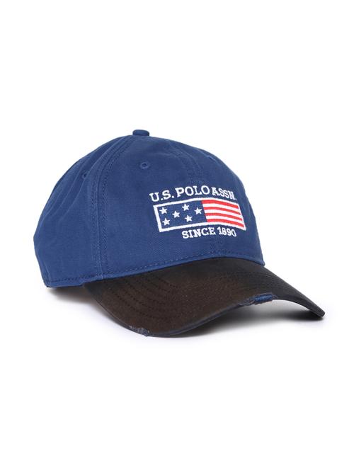 brand applique paneled cap - 18020503 - Very Small Image - 1