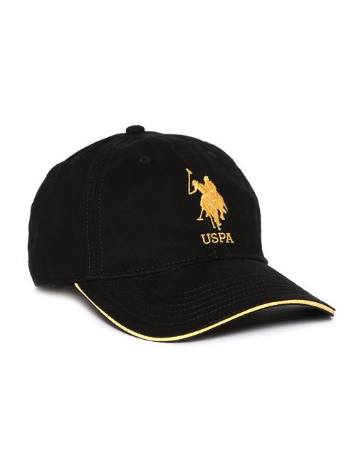 black embroidered logo twill cap - 18020514 - Very Small Image - 1