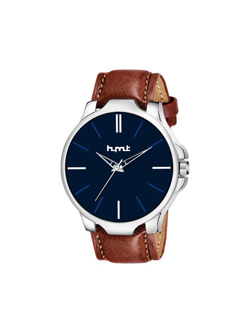 blue dial & brown strap watch for boys analog watch - 18021298 - Very Small Image - 1