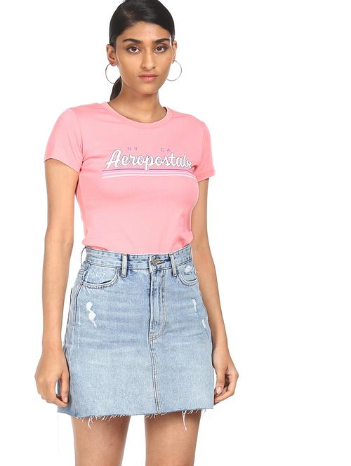 round neck graphic tee  - 18022201 - Very Small Image - 1