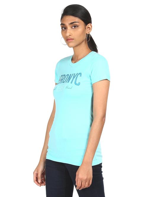 round neck graphic tee  - 18022204 - Very Small Image - 1