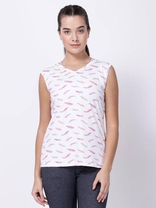 women's all over print v neck t-shirt - 18022707 - Very Small Image - 1