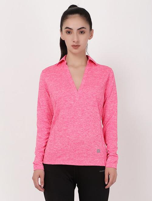 women's all over print polo neck t-shirt - 18022742 - Very Small Image - 1