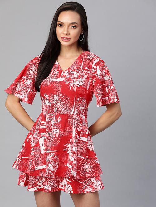 women's layered  dress - 18024248 - Very Small Image - 1