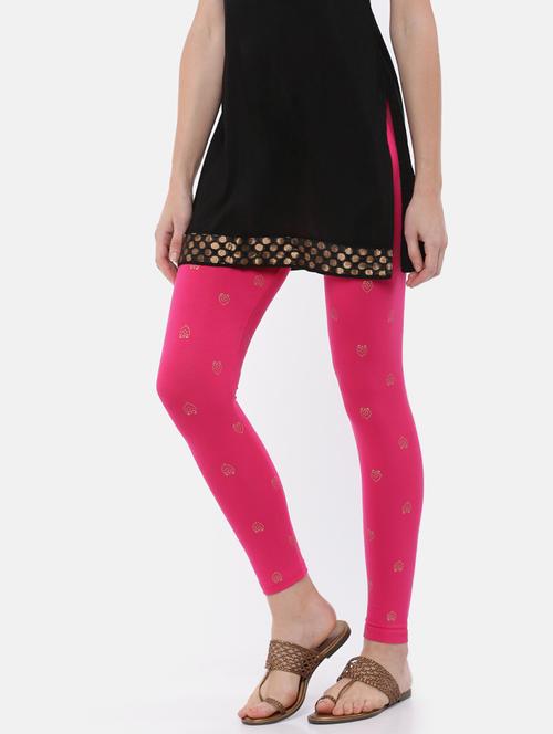 pink printed legging - 18025031 - Very Small Image - 1