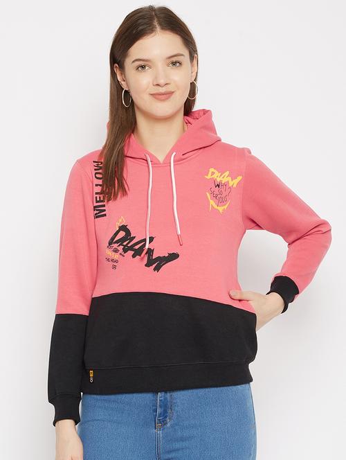 hooded neck graphic  sweatshirt - 18025300 - Very Small Image - 1