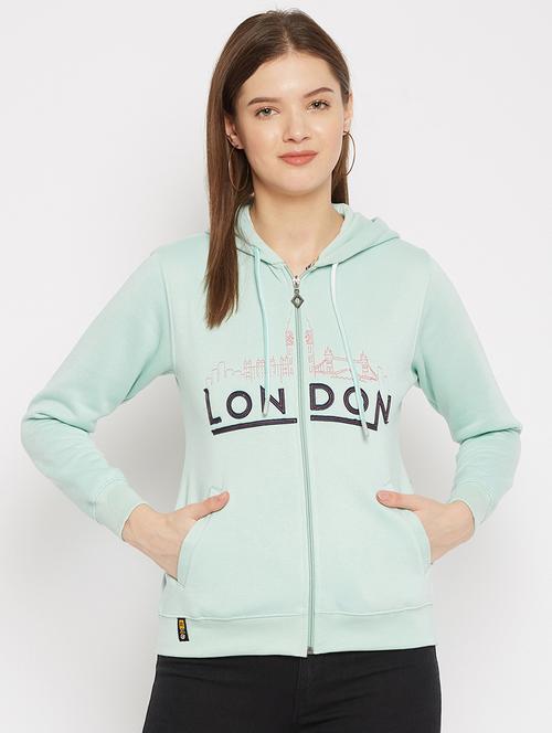hooded neck graphic  sweatshirt - 18025313 - Very Small Image - 1