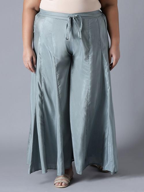 blue cullottes palazzo - 18025580 - Very Small Image - 1