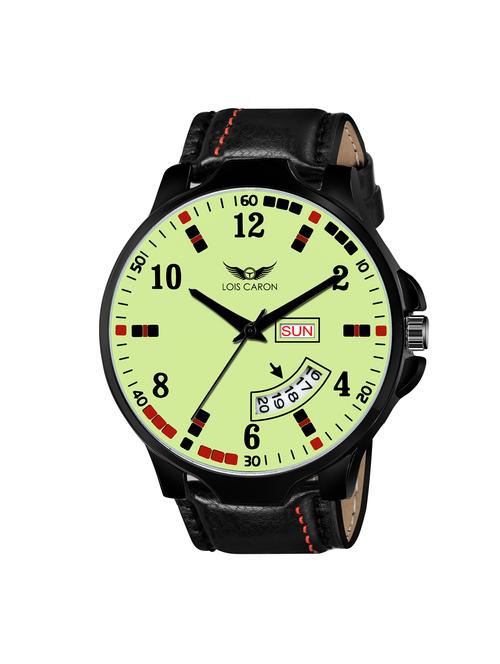  radium night glow dial day & date functioning watch analog watch  - 18026469 - Very Small Image - 1