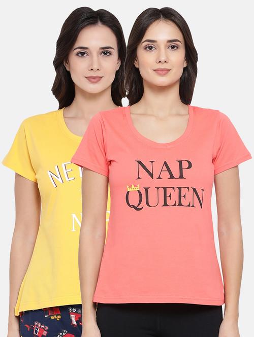 set of 2  graphic tee - 18027108 - Very Small Image - 1