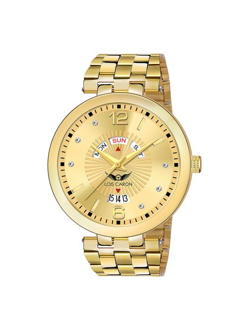 original gold plated day & date functioning watch for boys analog watch  - 18027368 - Very Small Image - 1