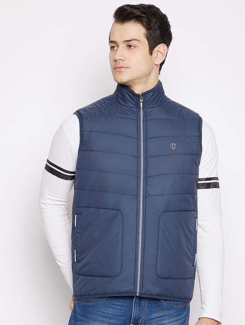 navy blue quilted jacket - 18028148 - Very Small Image - 1