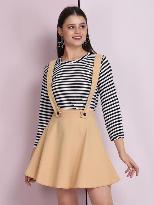 mid rise dungaree skirt  - 18030261 - Very Small Image - 1