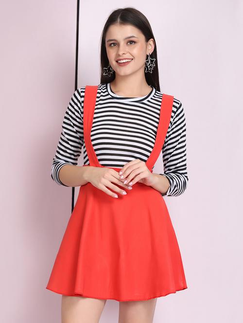 mid rise dungaree skirt  - 18030265 - Very Small Image - 1