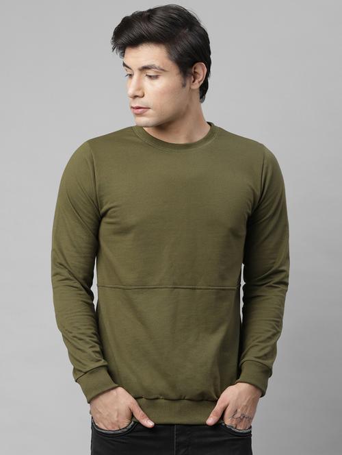 mens plain sweatshirt - 18030798 - Very Small Image - 1