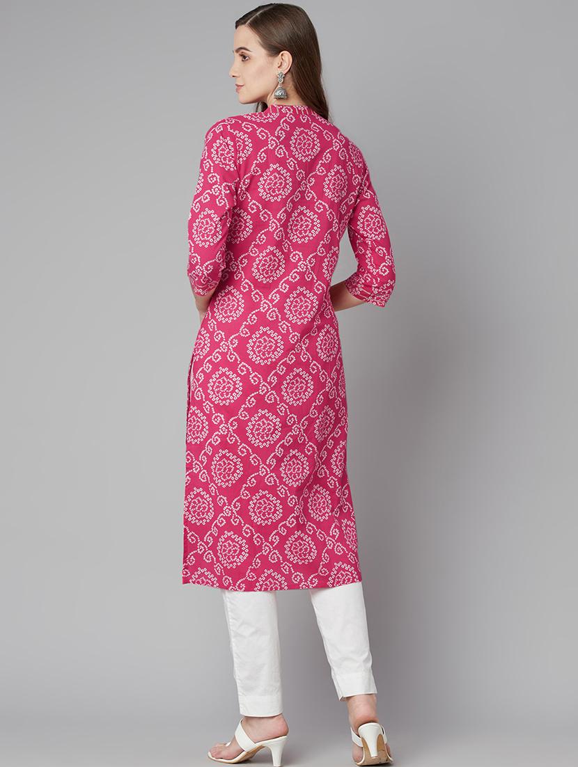 women's straight kurta - 18030866 - Zoom Image - 2