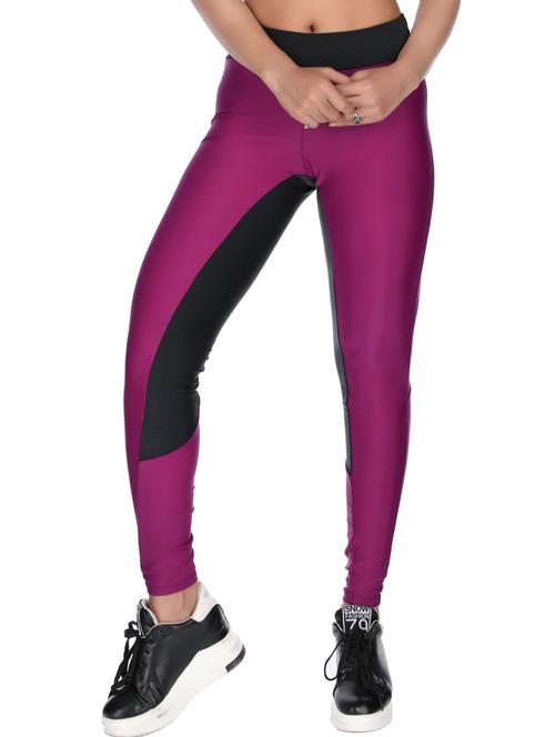 mid rise color block legging - 18030962 - Very Small Image - 1