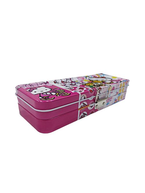 pink stainless steel geometry box stationery - 18032215 - Very Small Image - 1
