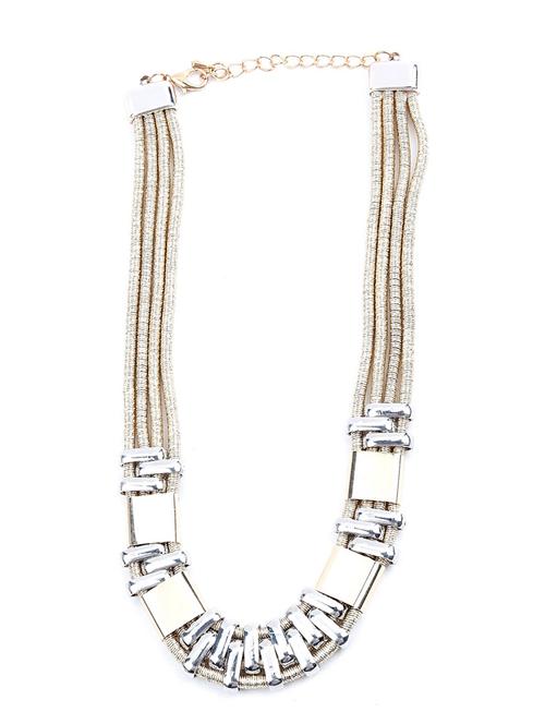 gold metal short necklace - 18034277 - Very Small Image - 1