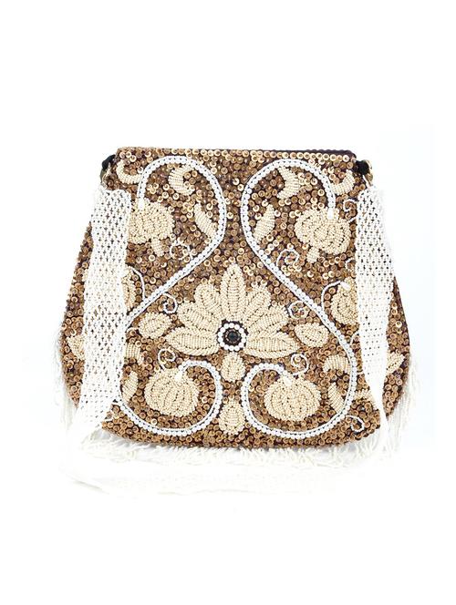 brown leatherette (pu) regular clutch - 18034920 - Very Small Image - 1