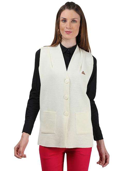 v-neck wool cardigan - 18038939 - Very Small Image - 1