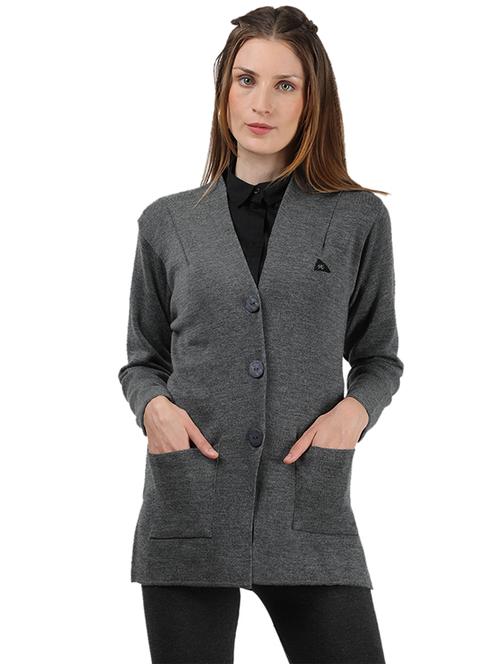 v-neck wool cardigan - 18039034 - Very Small Image - 1