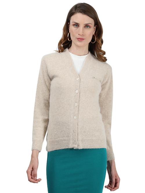 v-neck wool cardigan - 18039052 - Very Small Image - 1