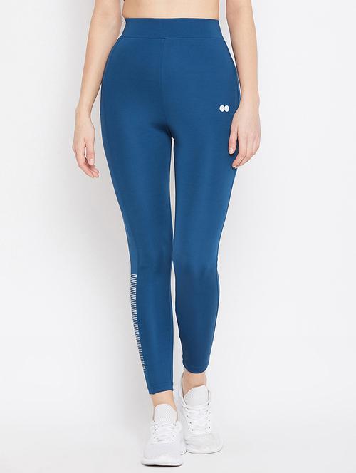 high rise solid track pant - 18040699 - Very Small Image - 1