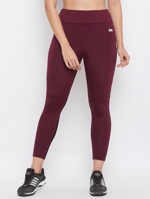 high rise solid tights - 18040703 - Very Small Image - 1