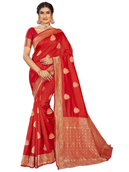 women's banarasi saree - 18041198 - Very Small Image - 1