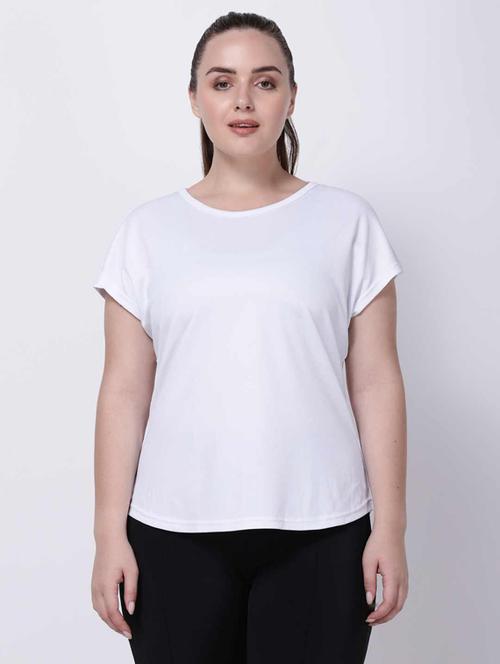 women's plain round neck t-shirt - 18043397 - Very Small Image - 1