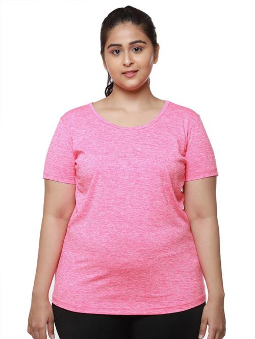 round neck melange tee  - 18043411 - Very Small Image - 1