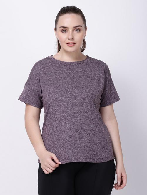 women's plain round neck t-shirt - 18043417 - Very Small Image - 1
