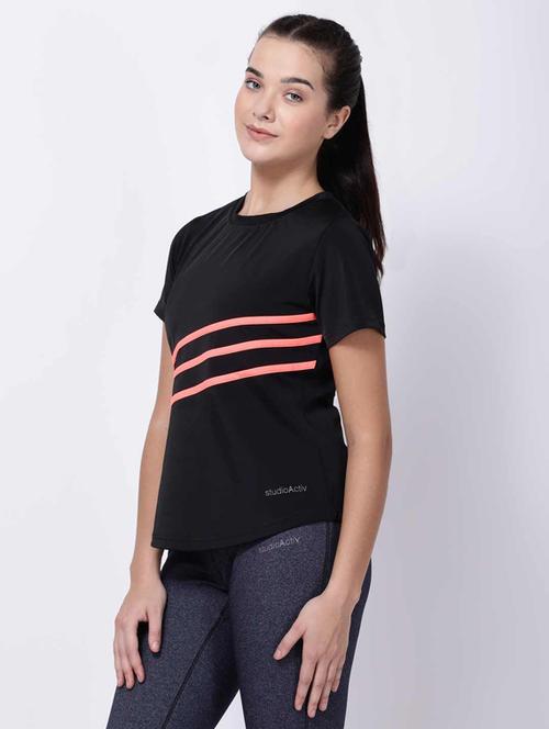 women's striped crew neck t-shirt - 18043442 - Very Small Image - 1
