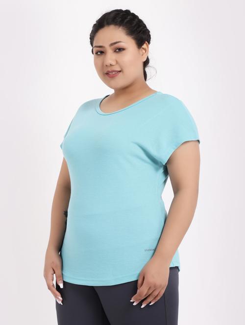 women's plain round neck t-shirt - 18043460 - Very Small Image - 1